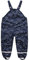 DAWILS Kids Rain Trousers Boys Waterproof Over Trousers Girls Waterproof Dungarees Childrens Cloud Lightning Rain Pants Toddler Puddle Suit for Outdoor Play 3-4 Years Navy Blue