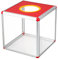 Operitacx Lotterie-Box, Tombola-Box, Spendenbox, Acryl Spendenwahlurne, Quadratische Tombola-Ballspielbox, Transparenter Tickethalter, Kubischer Aufbewahrungsbehälter für Fundraising, 25CM