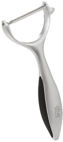 5 five simply smart FIVE24-189884 5five Silver Pro Zinc Razor Peeler, Stainless Steel