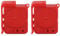 Door Handle Alarm, Widely Used Portable Door Handle Anti-theft Alarm for Cars (Red)