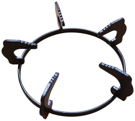 Iron Wok Rings Slip Proof Stove Pans Holder 20.2cm Cooktop Ranges Stand Pots Stand Suitable for Kitchen