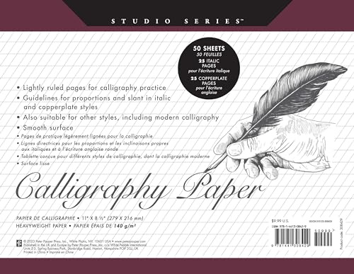 Studio Series Calligraphy Paper Pad (Set of 50 Sheets)