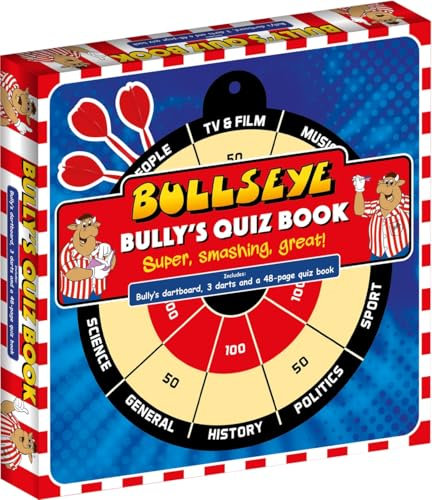 Bullseye: Bully's Quiz Book (Includes dartboard, darts and quiz book)
