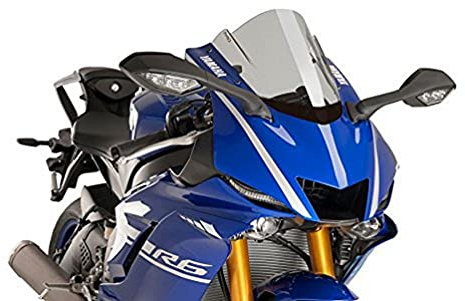 Puig 9723H Z-Racing Windscreen optimised aerodynamics, Smoke