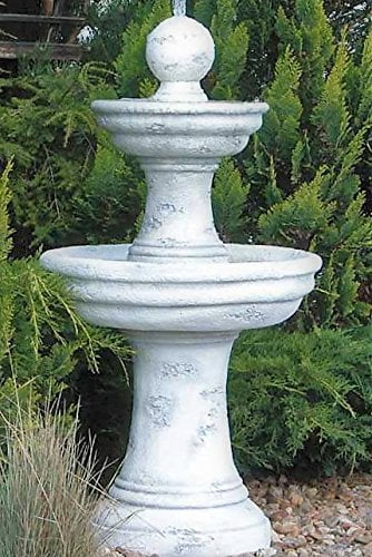 Steinbrunnen Springbrunnen Delphinen Brunnen Zierbrunnen Wasserspiel Gartenbrunnen Höhe: 123 Gewicht: 140KG