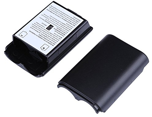 Set di 2 custodie per controller wireless Xbox 360, colore: nero