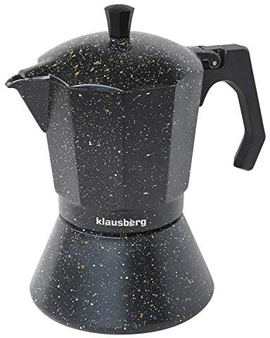 Klausberg Moka Express 9 Tassen Espressokocher Kaffepresse Kaffeekocher KB-7160 Induktionsherd