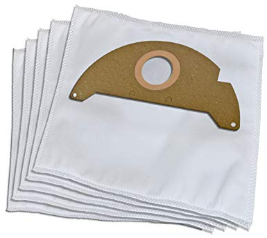 Lot de 5 Sacs d'aspirateur KÄRCHER 6.904-322.0, A 2003, A 2004, A 2014 CarVac