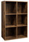 VASAGLE Bücherschrank, Bücherregal, mit 6 Fächern, Büroregal, Würfelregal, Standregal, für Wohnzimmer, Schlafzimmer, Büro, Kinderzimmer, vintagebraun LBC203BX