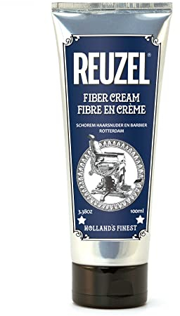 Reuzel Fiber Cream, Provides a Low Shine Finish, 100 ml