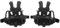 Pédales de vélo avec cale Pieds en Nylon Professionnel pour vélo de Montagne de Route pour Accessoires de vélos de Montagne pedale VTT avec cale Pied pedales avec Sangles Pedale