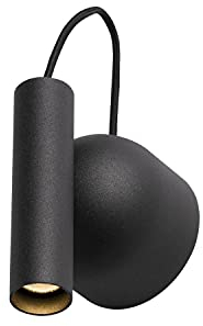 SLV Wandaufbauleuchte KARPO MAGN WL / Wand-Beleuchtung innen, LED Spot, Aufbau-Leuchte, Wandaufbauleuchte, Decken-Strahler / 3000K 6.2W 350lm schwarz Stahl dimmbar