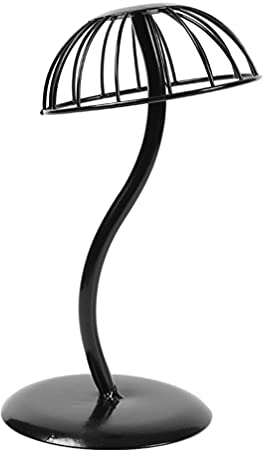 Vosarea 1stk Hut Bleiben Hut Display Stand Kappe Mit Ständer Rustikale Hutablage Schmuck Vitrinenständer Reise-perückenständer Dekorative Perückenhalter Deckel Metall Reisen Haarschmuck