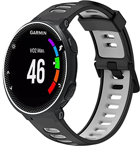 SITAFU Armband Garmin Forerunner 735XT,Sportarmband für Garmin Forerunner 235 - Einstellbares Silikon Armbänder Uhrenarmband Sport Ersatzarmband für Garmin Forerunner 235/735XT/220/230/620