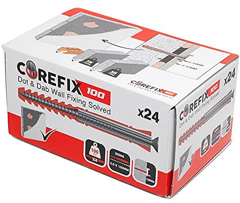COREFIX Dryline CFX024 Wandbefestigung, 24 Stück