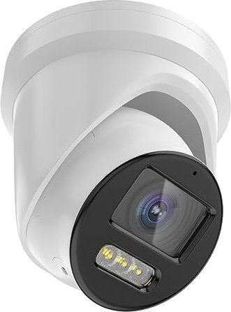 HiKvision DS-2CD2387G2-LSU/SL 2.8mm 4K HIK 8MP Color VU IP Camera Strobe Light and Audible Warning Colorful Turret Camera Human/Vehicle Motion Detection,130dB WDR,H.265+,Built-in Two-Way Audio,IP67