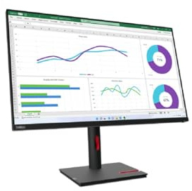 Lenovo ThinkVision T32p-30 Monitor PC 80 cm [31.5] 3840 x 2160 Pixel 4K Ultra HD LED Nero (Thinkvision T32P-30 80 Cm - [31.5] 3840 X 2160 Pixels 4K - Ultra Hd Led Black - Warranty: 12M)