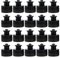 Toddmomy 20Pcs Black 28mm Sports Water Bottle Caps - Push Pull Leakproof Lids for Easy Drinking, Replaceable Bottle Tops for Sports Vases