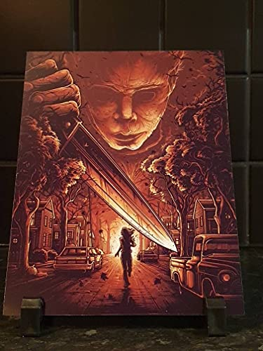 Halloween Michael Myers Retro Metall Blechschild Vintage Classic Movie Poster Halloween Wandkunst Metall Blechschild Vintage Home Küche Bar Pub Man Cave Wanddekoration