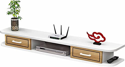 Console TV sospesa, Mobile Porta TV Opaco Montato a Parete, Piccolo Appartamento Camera da Letto Soggiorno Sala intrattenimento Mobile Porta TV sospeso/A / 120 cm