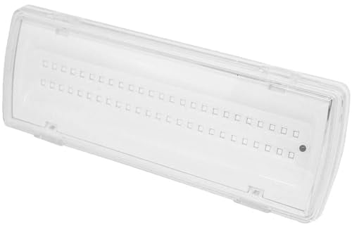 GC GLOBALCOMMERCE Lampada di Emergenza da Parete per Casa con 50 LED, Accensione Automatica e Batteria con Luce Bianca 4 Watt