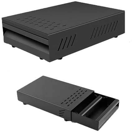 zalati Cajón de café con caja de polvo de residuos de café con base antideslizante para herramientas de limpieza para hacer café