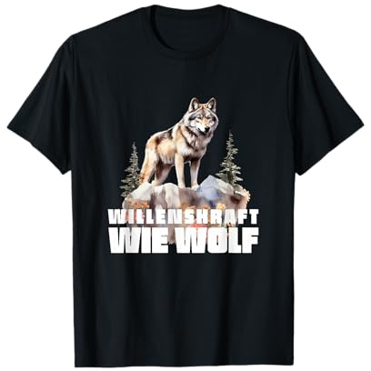 Willenskraft wie Wolf in Wildnis in 7 vs. Kanada T-Shirt