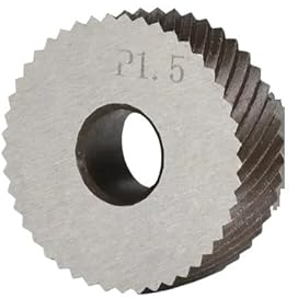 BCOMFY 1,5 mm Drehbank-Rändelung, retikuliertes Rändelrad, Innenloch-Prägerad, retikuliertes Rändelmesser, Rändelung in der Drehmaschine