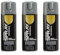 Etrexonline Pintura Spray Multicolor Profesional | 400ml | Adecuado para Metal, Madera & Plástico | Color Gris Perla | Secado Rápido | Paquete de 3