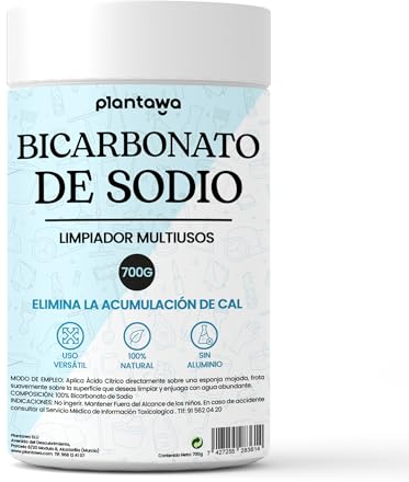 Plantawa Natriumhydrogencarbonat, 800 g, für die Reinigung zu Hause. Vielseitig einsetzbar: Fleckenentferner, Bleichmittel, entfernt Gerüche und Fett, natürliche und reine Herkunft.