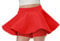 Jupe d'été pour femme - Grande élasticité - Décontractée - Coupe A - Taille haute - Jupe patineuse légère avec pantalon - Mini jupe de tennis polyvalente, rouge, XS