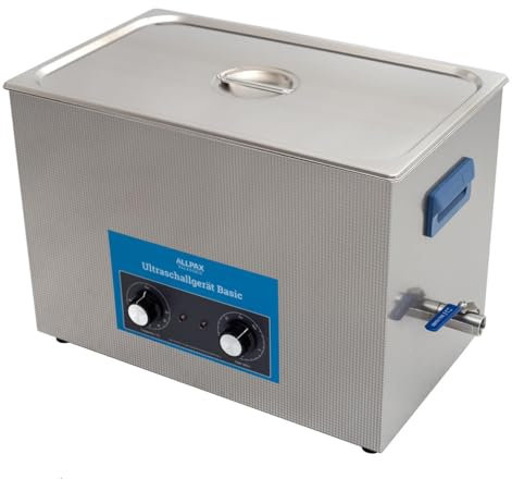 Allpax PALSSONIC Basic Ultraschallreiniger 30 Liter - mit Heizung - Reinigung von mittelgroßen bis großen Gegenständen wie Werkzeugteile, medizinische Instrumente, Motorenteile etc.