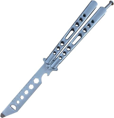 Bottle Opener Stainless Steel Beer Bottle Cap Openers, Butterfly Flip Player Gift for Friends and Family (Style B)