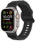 chinbersky Armbänd Kompatibel mit Apple Watch Ultra Armband 49mm 45mm 46mm 44mm 42mm für Damen Herren, Weiche Silikon Sport Ersatzarmband für iWatch Ultra Series 10/9/8/7/6/5/4/3/2/1/SE, Schwarz