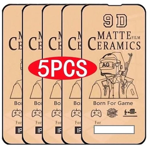 OZ MARKETPLACE [Paquete de 5] [3 unidades + 2 bonus] Protectores de pantalla de cerámica mate duraderos y flexibles para Samsung Galaxy A51, A52, A53 5G, M31S, S20 FE – Funda premium a prueba de