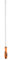 sourcing map Slotted Screwdriver SL13 38 Extra Long 31 Square Shank CR-V Flat Head Screwdrivers with Striking Cap for Industry and Automobile Repair