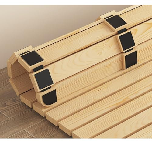 Lattenrost Ersatzlatten Für Stützbretter Für Queen- Und King-Size-Betten, Rutschfeste Bettlatten Aus Holz Für Metallbettrahmen/Futon/Matratze/Boden, Palettenbettplatten Mit Nylongurt(WxL 180x200cm(70.