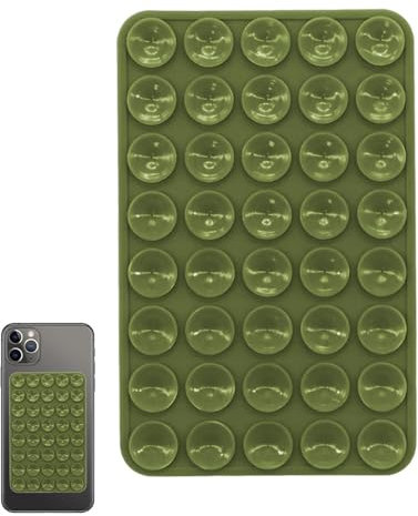 Supporto per custodia per telefono a ventosa a doppia faccia,Supporto per custodia per telefono a ventosa in silicone a doppia faccia,Supporto antiscivolo per smartphone | Custodia per telefono a