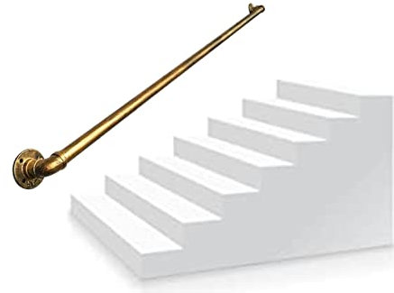 Corrimano per ringhiera scale 1 2 3 4 5 6 metri,corrimano per scale per anziani disabili,corrimano di sicurezza antiscivolo per interni ed esterni - Supporto 200 kg (dimensioni: 6,6 piedi/2 m)