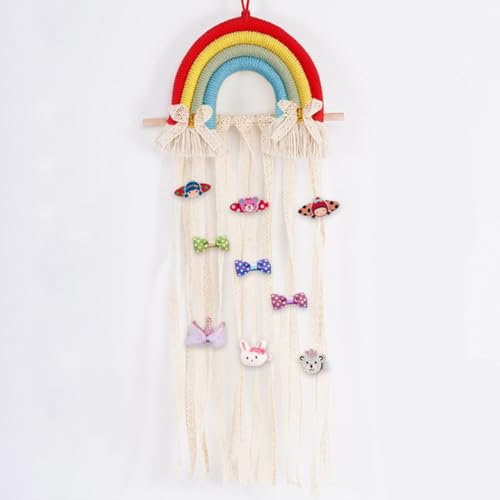 Haarspangen Aufbewahrung Halter, BetterJonny Haarspangen Aufbewahrung Mädchen Regenbogen Haarspangen Halter Haarnadel Lagerung Stirnband Haarspange Organizer Haarspangen-Aufhänger für Baby Mädchen