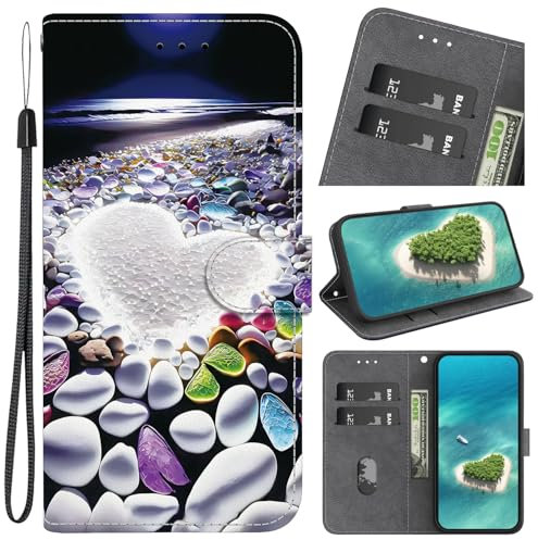 Ucikov Case for Apple iPhone 13 Mini, Leather Flip Case with Animal or Flower or Butterfly Design Shockproof Purse Pocket for Apple iPhone 13 Mini, Colourful -17