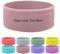 Personalised Silicone Bottle Band, Custom Water Bottle Name Bands, Label for Bottles, Food Grade Silicon Non-Slip Anti-Heat Insulation Hollow Cup Sleeve (Round)
