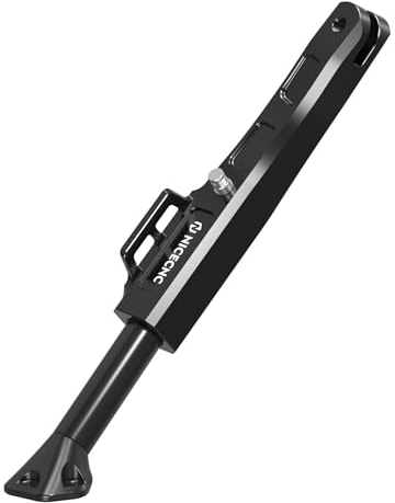 NICECNC Schwarzer Eloxierungsständer, Verstellbarer Seitenständer, kompatibel mit Husqvarna 701 Enduro/SM 16-24, kompatibel mit Gas Gas 700 ES/SM 22-24, 690 Enduro/SMC/R 08-24, 7075-T6 Aluminium