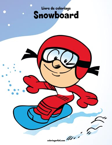 Livre de coloriage Snowboard 1