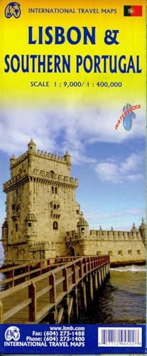 SP Lisbon & Southern Portugal (Algarve): ITM Travel Reference Map 1:400000