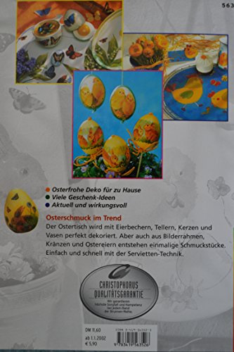 Brunnen-Reihe, Servietten-Technik, Frohe Ostern