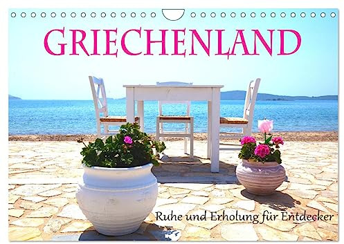 Griechenland Ruhe und Erholung für Entdecker (Wandkalender 2026 DIN A4 quer), CALVENDO Monatskalender (CALVENDO Orte)