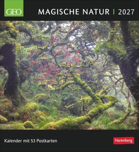 GEO Magische Natur Postkartenkalender 2027 - Wochenkalender mit 53 Postkarten: Foto-Kalender im Postkartenformat 16 x 17,5 cm mit wunderschönen ... mit 53 Postkarten zum Sammeln und Verschicken