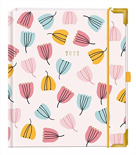 Premium-Terminplaner Flowers 2022: Premium-Terminplaner