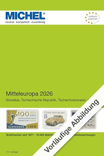 E2 Mitteleuropa2026: Slowakei, Tschechische Republik, Tschechoslowakei, Ungarn, Westungarn (MICHEL-Europa: EK)